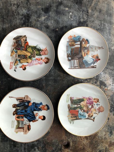 View Norman Rockwell artworks sold at auction to research and compare prices. . Norman rockwell plates value guide